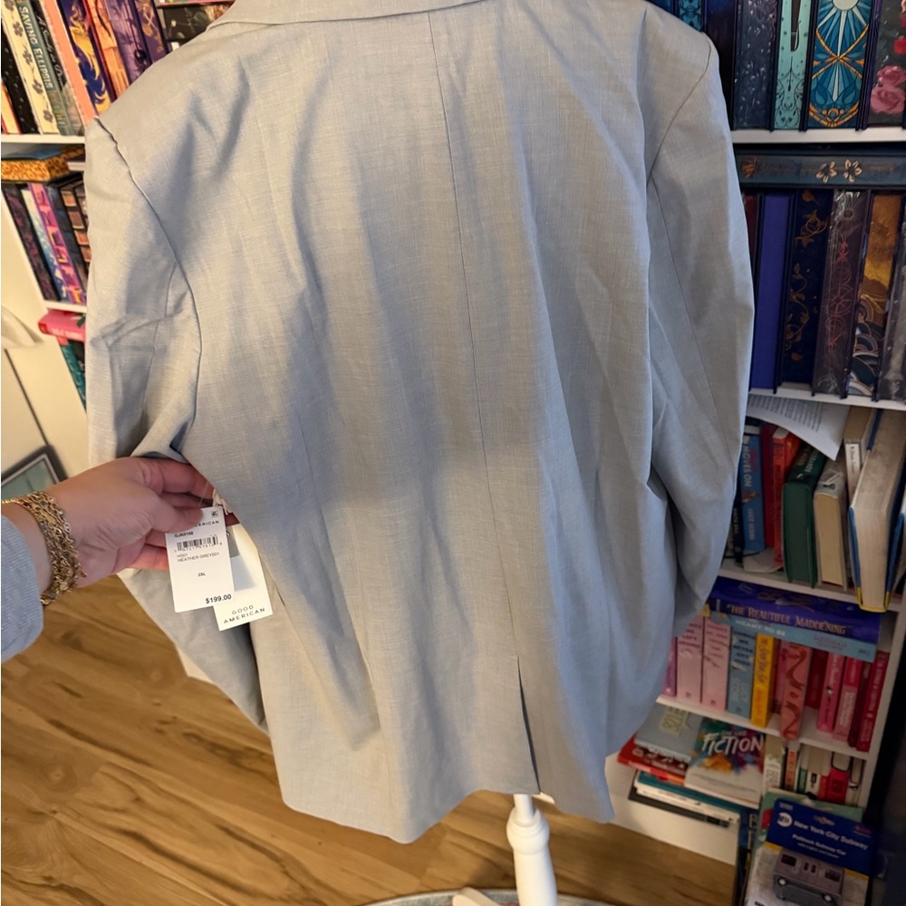 Good American Light Gray Single-Breasted Blazer - Picture 2 of 8